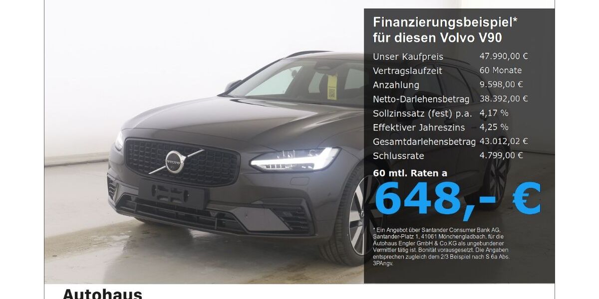 Volvo V90 21.599 km 47.990 &euro; Lübeck 23566