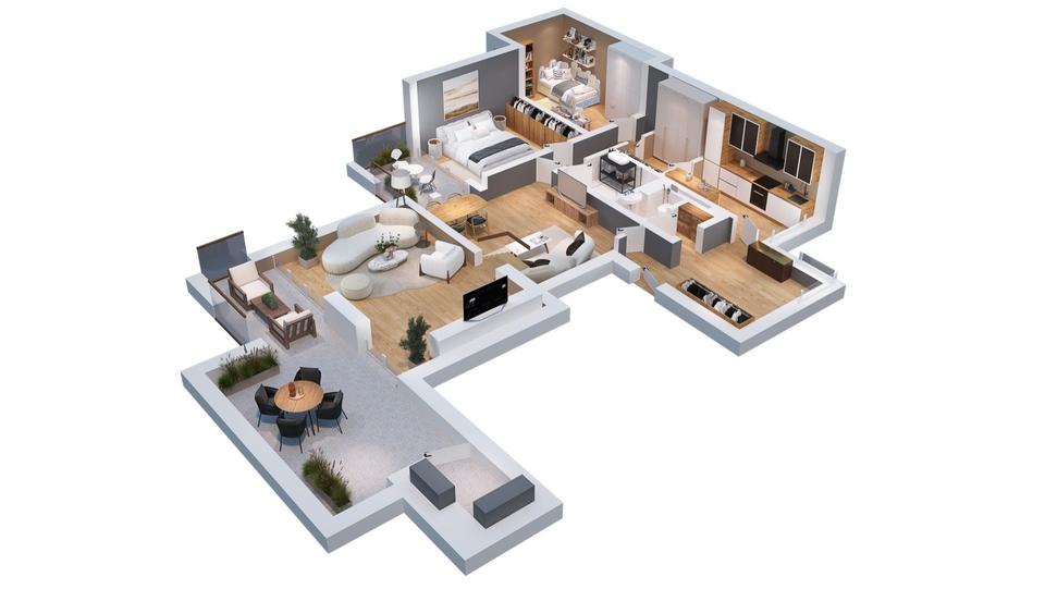 Einfamilienhaus Backnang - 3.5 Zimmer, 119 m&sup2;, 1.320&euro; | Angebot:25380390