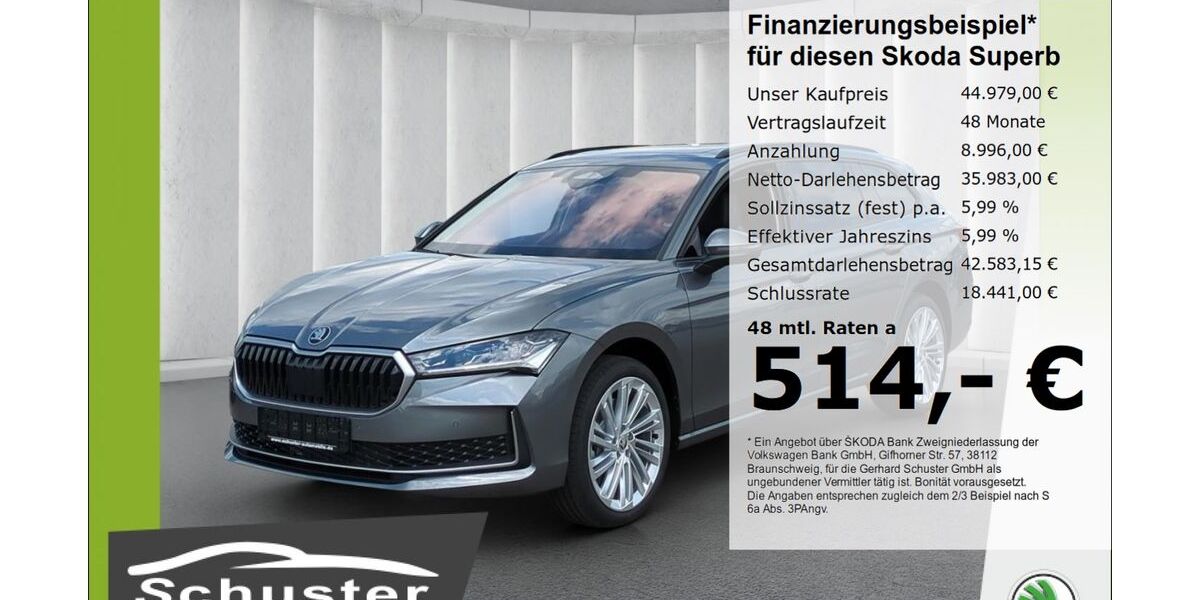 Skoda Superb 26.640 km 44.979 &euro; Ruhstorf 94099