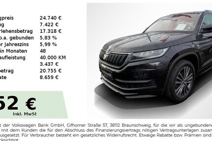 Skoda Kodiaq 124.800 km 24.340 &euro; Nürnberg 90431