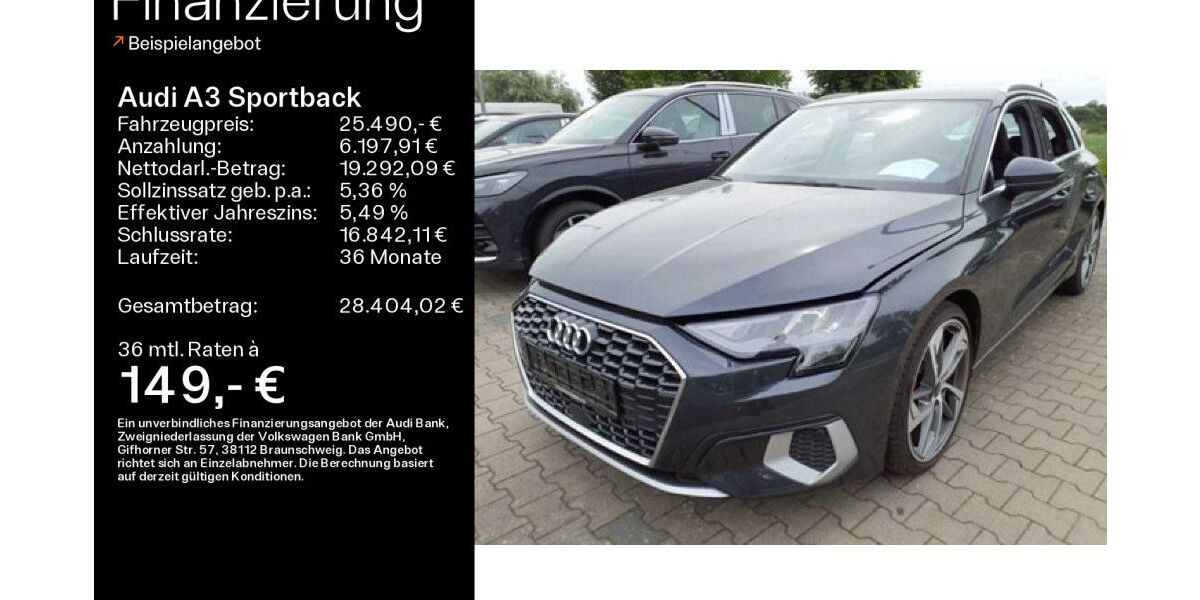 Audi A3 36.892 km 25.490 &euro; Bad Nauheim 61231