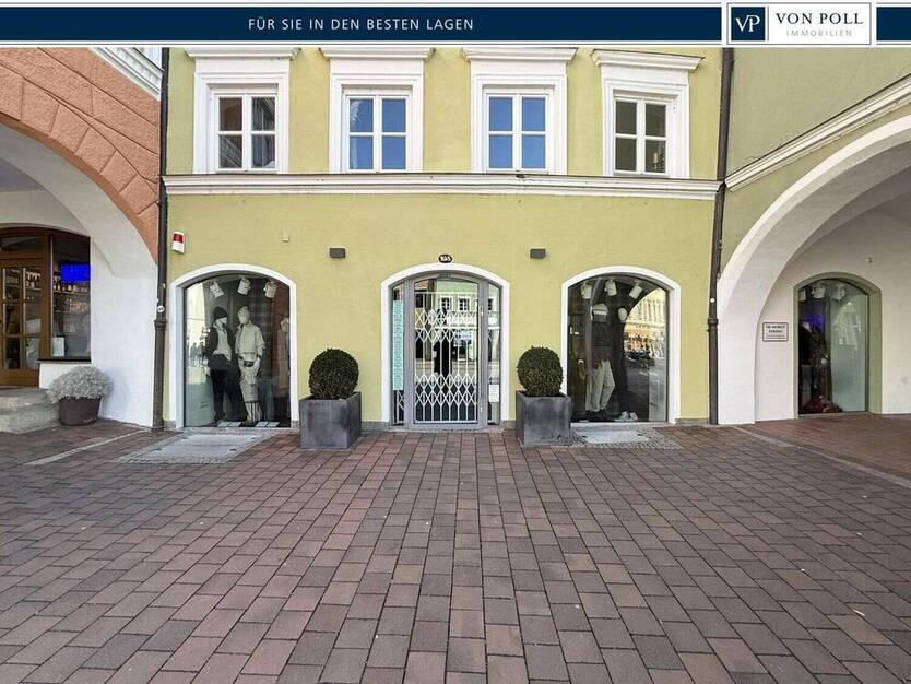 Exklusive Ladenfläche in bester Lage der Landshuter Innenstadt - vielseitige Nutzungsmöglichkeiten