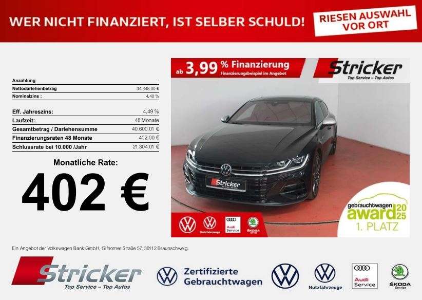 VW Arteon 44.683 km 34.848 &euro; Horn-Bad Meinberg 32805