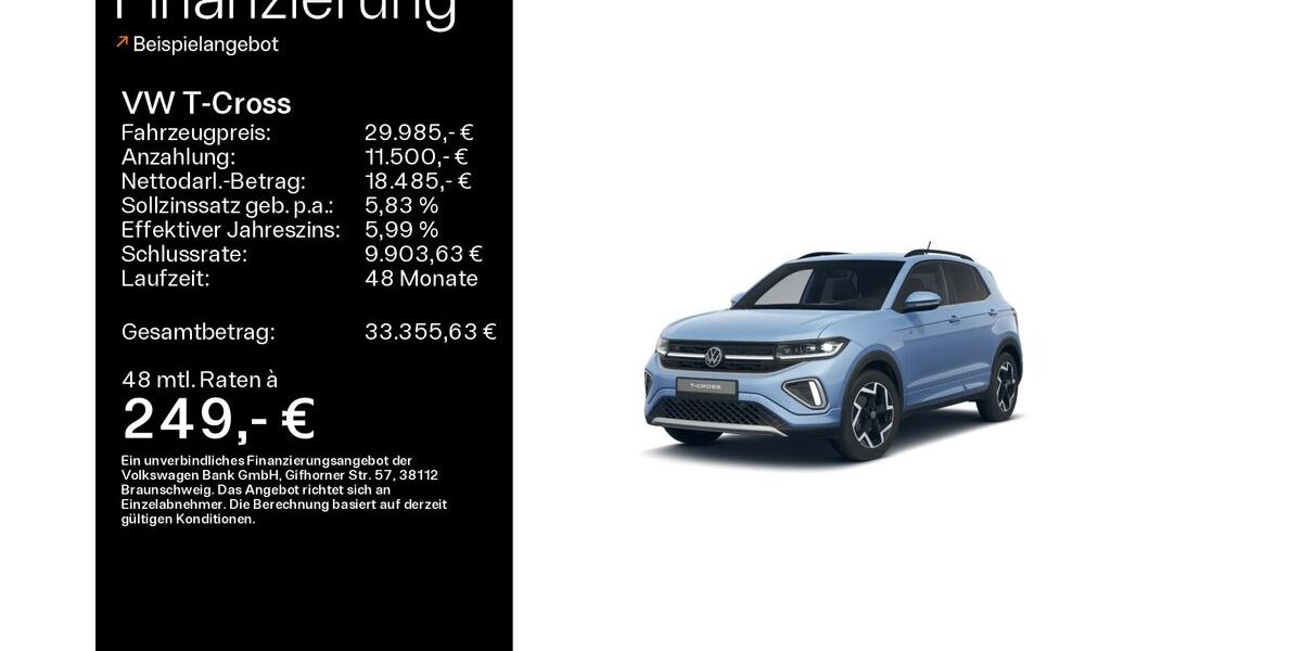 VW T-Cross 2.900 km 29.985 &euro; Büdingen 63654
