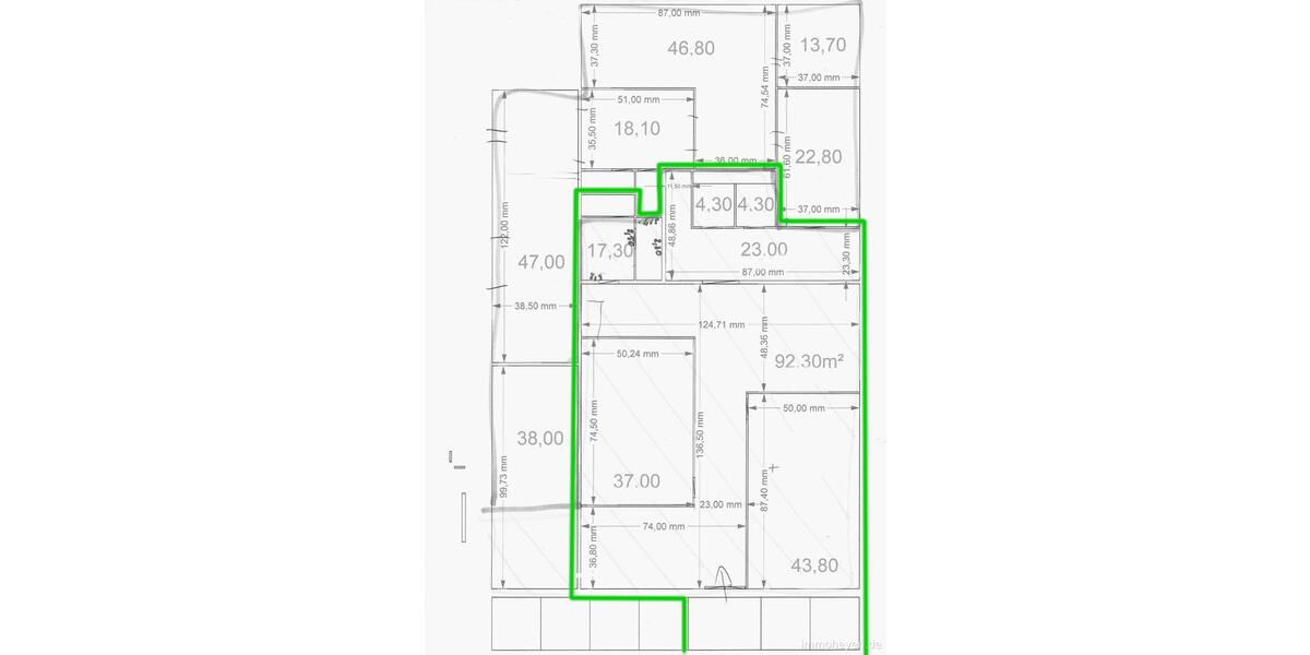 Büro-Gewerbeimmobilie, ebenerdig, vielseitig nutzbar, mit Parkflächen zimmer