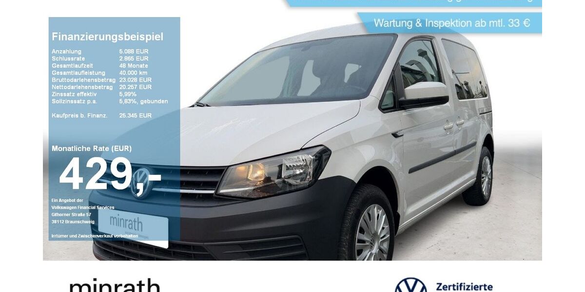 VW Caddy 35.272 km 21.840 &euro; Moers 47441