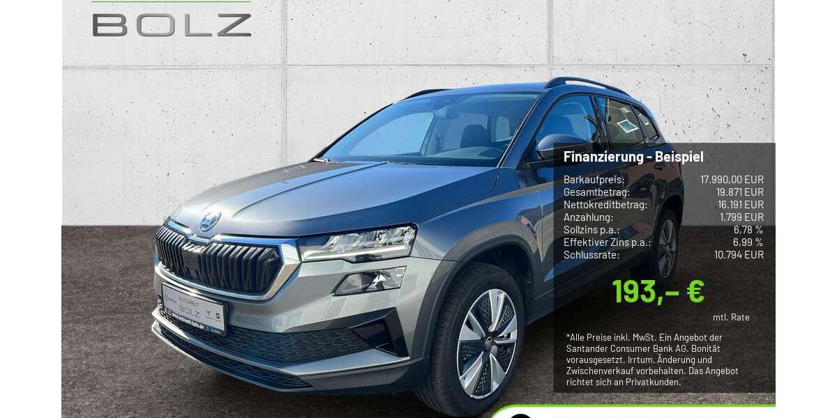Skoda Karoq 145.630 km 17.990 &euro; Pulheim 50259