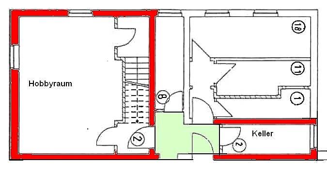 Geräumige DREIRAUMWOHNUNG - trotz Innenstadtnähe ruhige Lage 3 zimmer