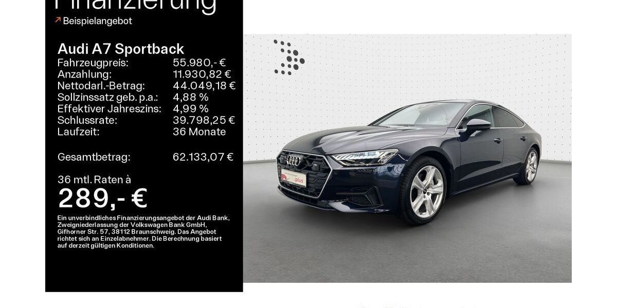 Audi A7 27.613 km 55.980 € Bad Nauheim 61231