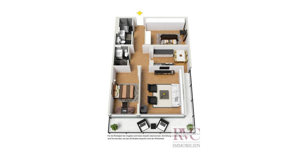 Etagenwohnung Bad Reichenhall - 3 Zimmer, 87 m&sup2;, 399.000&euro; | Angebot:26892982