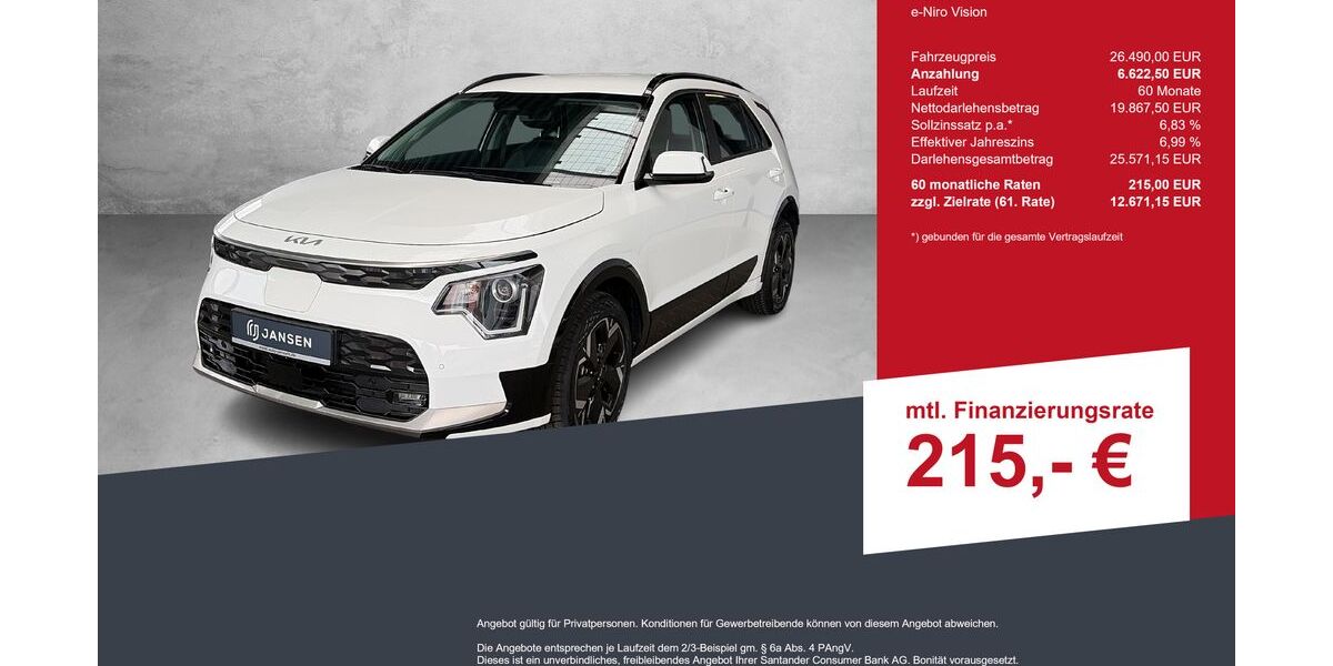 Kia Niro 44.100 km 26.490 &euro; Lingen-Ems 49809