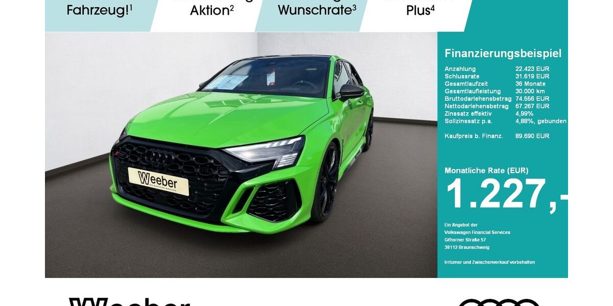 Audi RS3 4.990 km 87.990 &euro; Herrenberg 71083