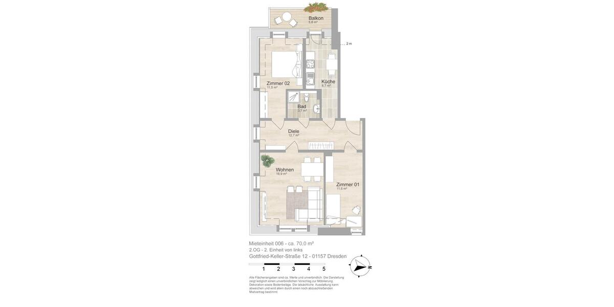 Jetzt Termin zur Wohnungsbesichtigung sichern! 3 zimmer