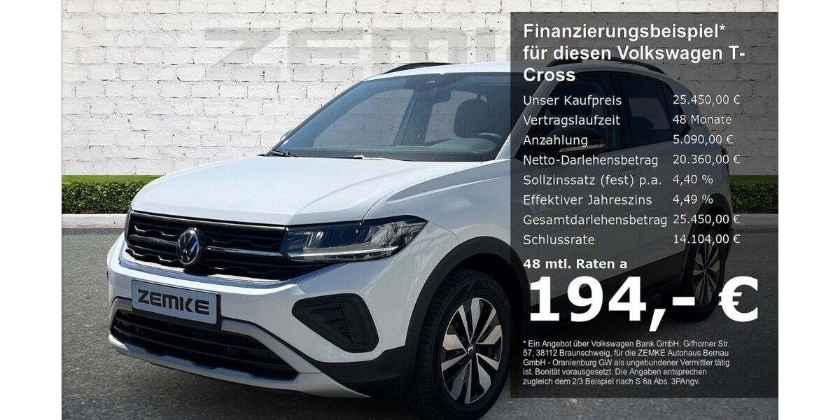 VW T-Cross 23.431 km 25.450 &euro; Oranienburg 16515