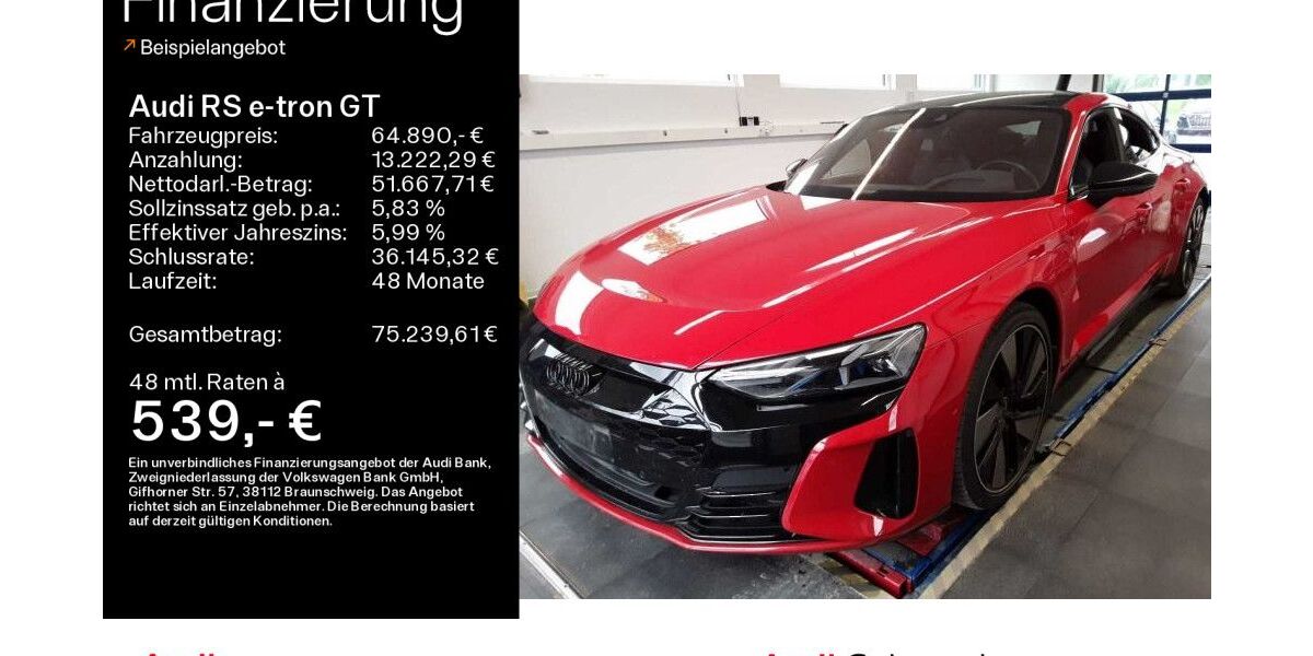 Audi RS e-tron GT 69.638 km 64.890 &euro; Oberursel 61440
