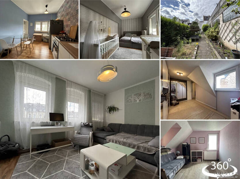 ZUR MIETE - VierZimmerwohnung im OG und DG mit Gartennutzung