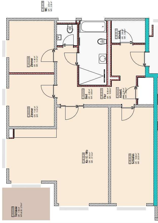 Wohnung zum Mieten in Rheda-Wiedenbrück 1.590 € 118.29 m²