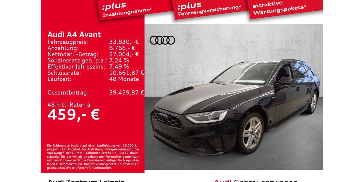 Audi A4 56.532 km 33.830 &euro; Leipzig 04129