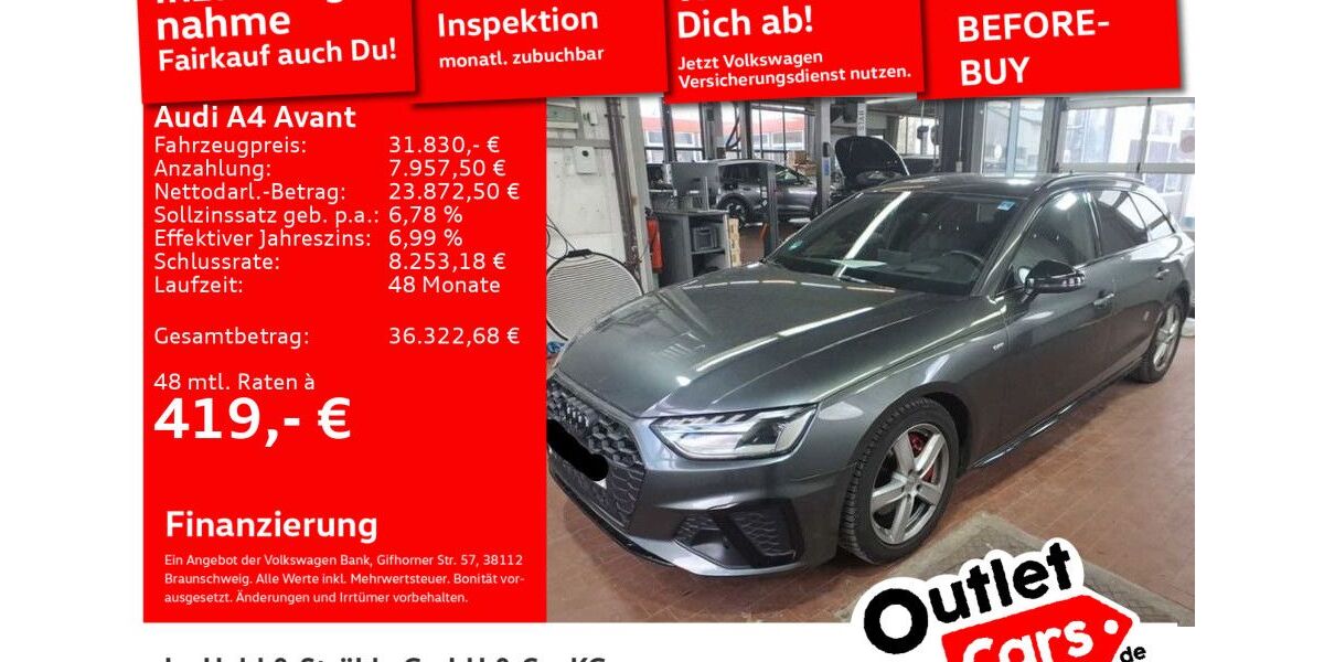 Audi A4 86.938 km 31.830 &euro; Senden 89250