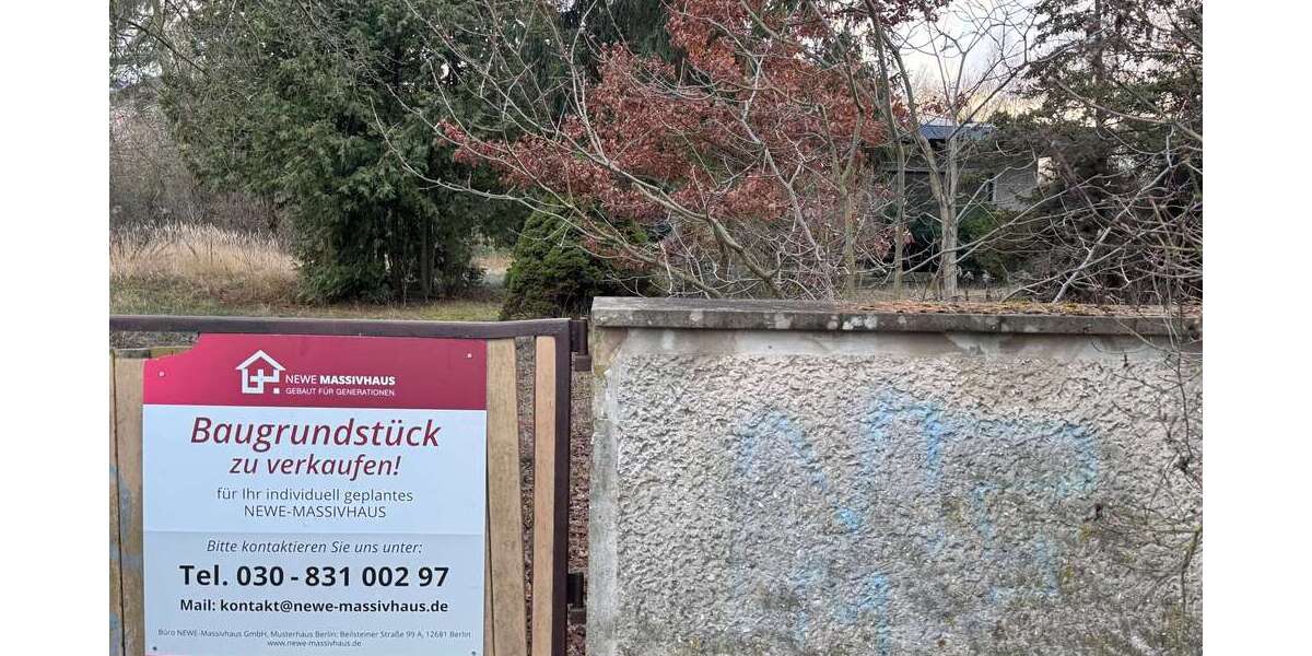 Grundstück Bernau Friedenstal - 142.000&euro; | Angebot:25644975