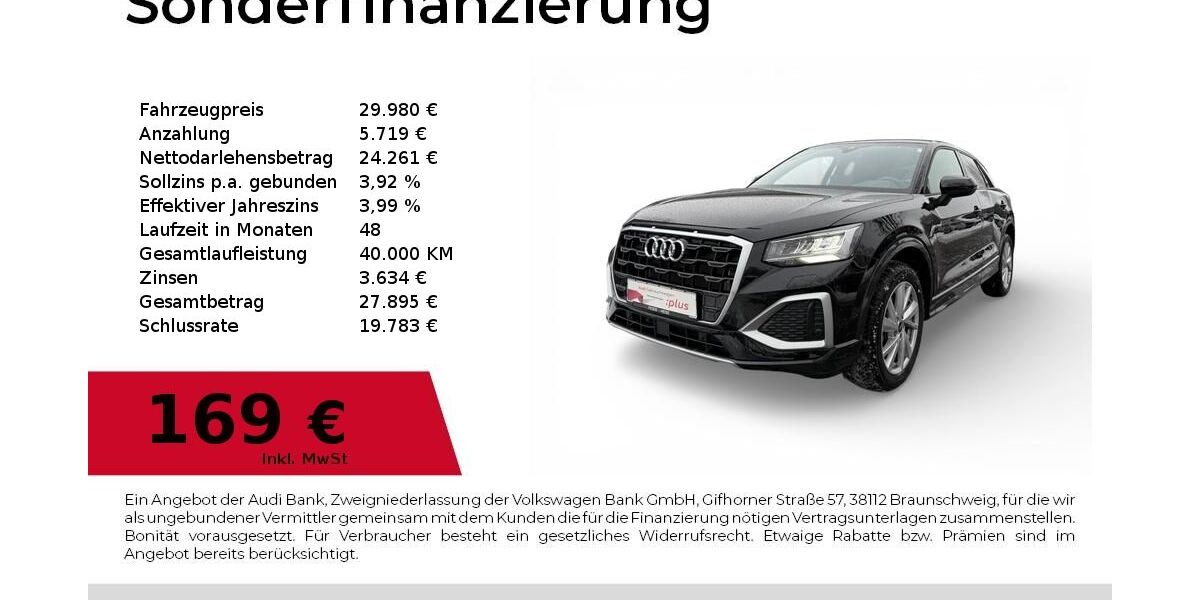 Audi Q2 12.205 km 29.970 &euro; Dessau-Roßlau 06844