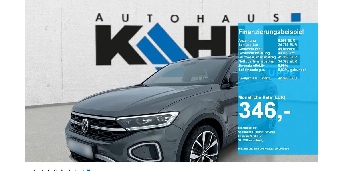 VW T-Roc 2.490 km 42.990 &euro; Walsrode 29664
