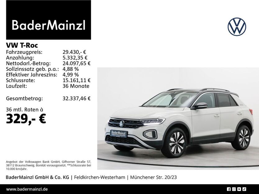 VW T-Roc 14.270 km 28.960 € Feldkirchen/Westerham 83620