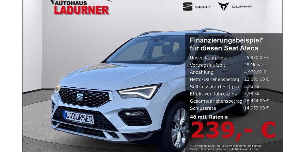 Seat Ateca 89.150 km 25.930 &euro; Villingen-Schwenningen 78052
