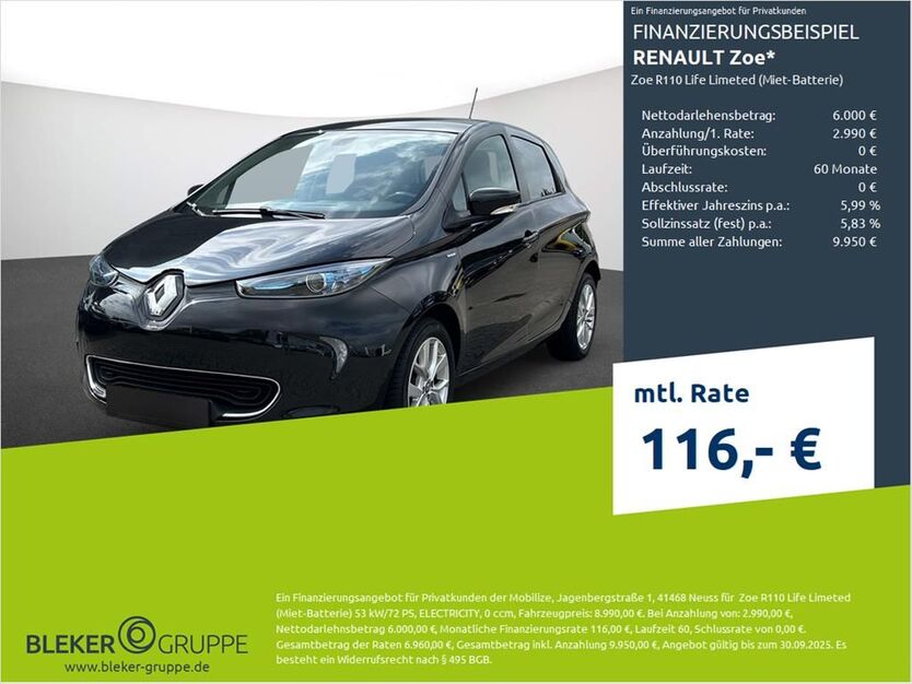 Renault ZOE 64.782 km 8.790 € Stuhr 28816