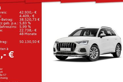 Audi Q3 7.500 km 42.930 € Mosbach 74821