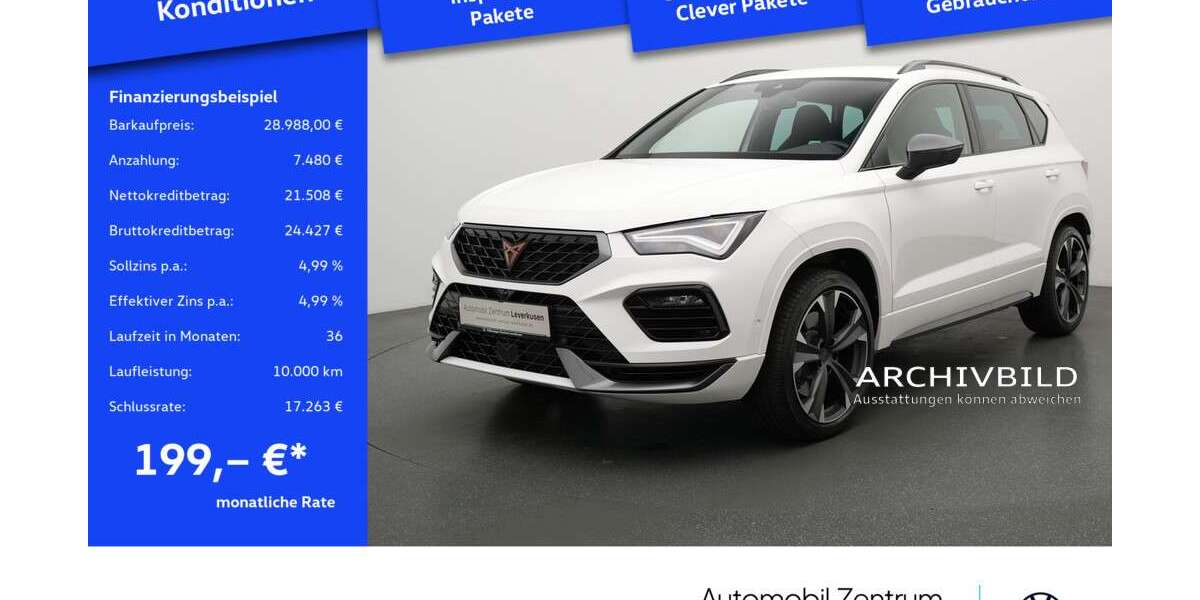 Cupra Ateca 47.038 km 28.988 &euro; Leverkusen 51379