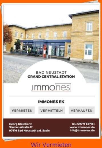 Gewerbeobjekt Bad Neustadt an der Saale Bad Neustadt - 3 Zimmer, 65 m&sup2;, 650&euro; | Angebot:26671830