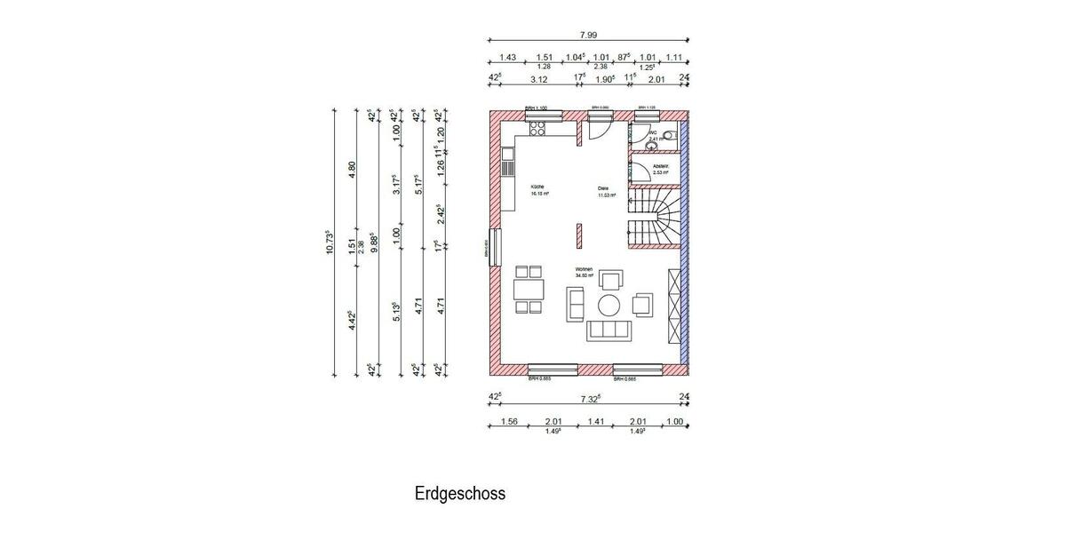 Doppelhaushälfte Murg - 5 Zimmer, 164 m&sup2;, 670.000&euro; | Angebot:26698445