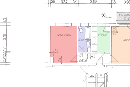 Wohnung Schönau-Berzdorf Berzdorf - 2 Zimmer, 52 m&sup2;, 29.500&euro; | Angebot:26096854