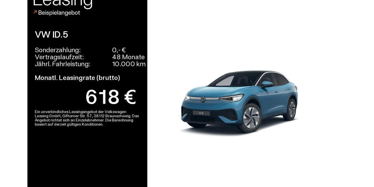 VW ID.5 27.542 km 45.990 &euro; Coburg 96450