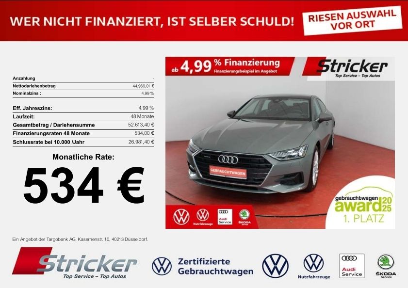 Audi A7 40.817 km 41.949 &euro; Horn-Bad Meinberg 32805