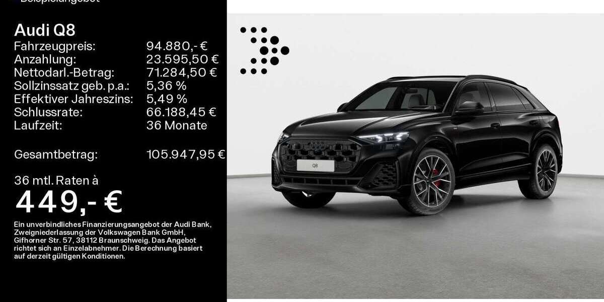 Audi Q8 16.026 km 94.880 &euro; Haßfurt 97437