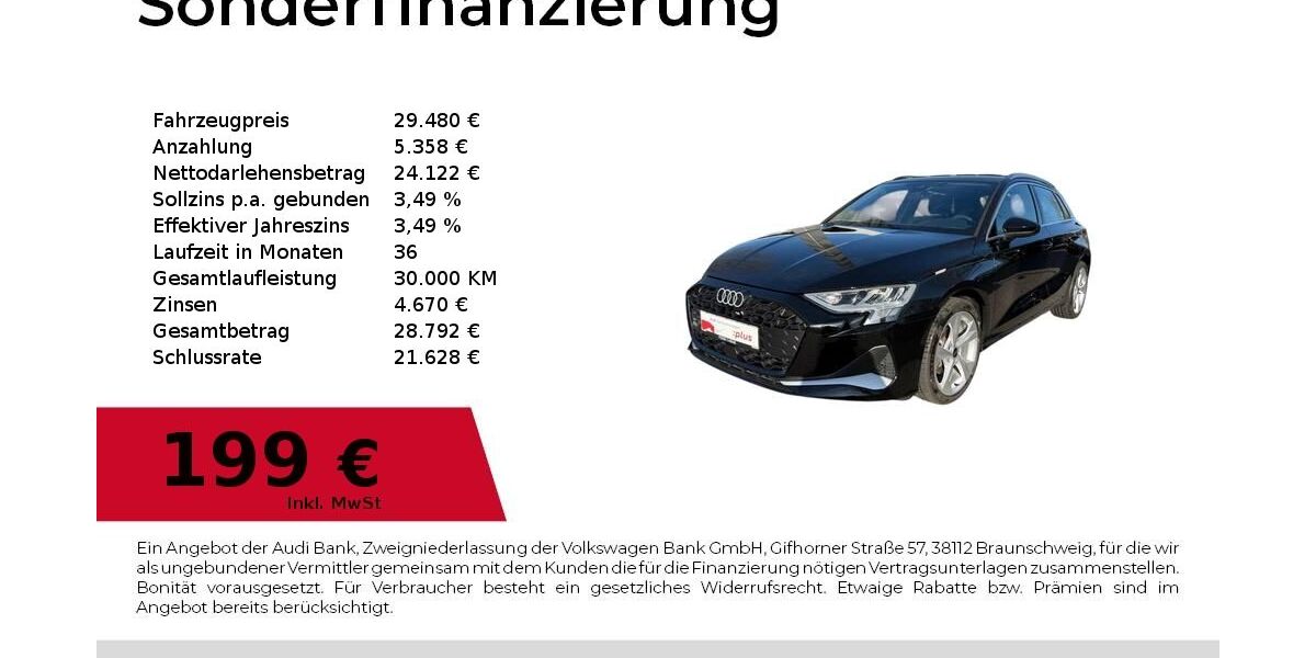 Audi A3 5.251 km 29.480 &euro; Dessau-Roßlau 06844