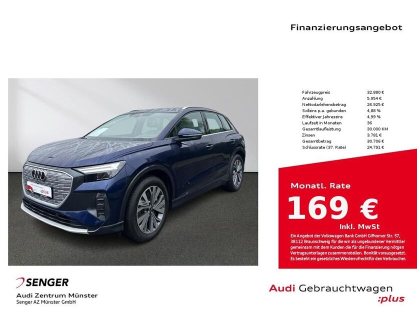 Audi Q4 e-tron 33.085 km 32.880 € Münster 48153