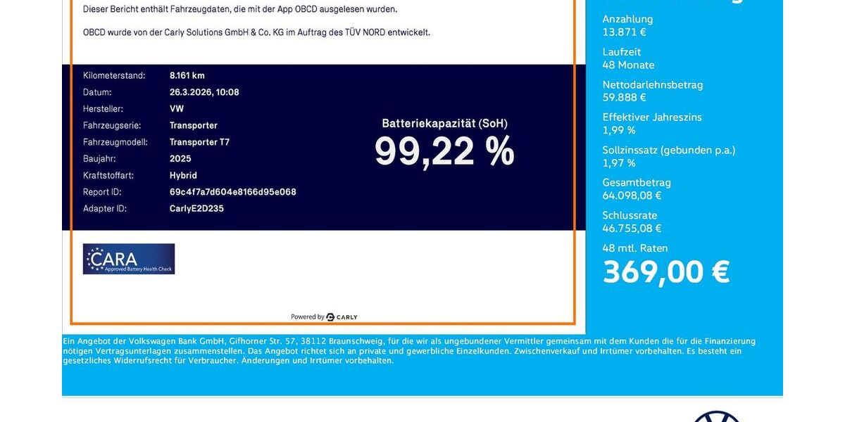VW T7 California 8.161 km 75.759 &euro; Dortmund 44379