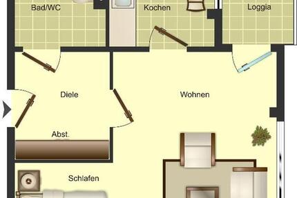 Demnächst Seniorenwohnung ab 55 Jahren frei!! 1-Zimmer-Wohnung in Solingen 1 zimmer