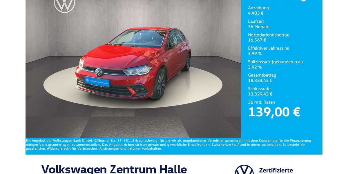 VW Polo 26.450 km 20.970 &euro; Halle/Saale 06110