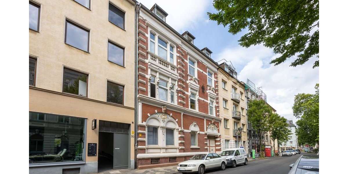 Etagenwohnung Düsseldorf Pempelfort - 4 Zimmer, 100 m&sup2;, 1.475&euro; | Angebot:26302180