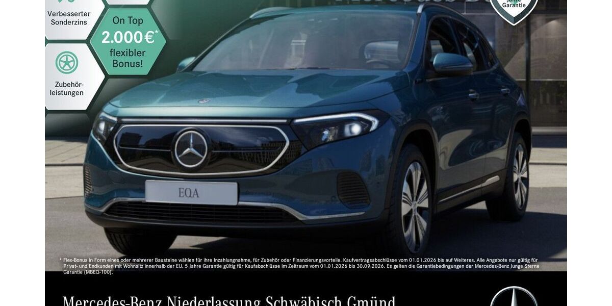 Mercedes-Benz EQA 44.097 km 30.890 &euro; Schwäbisch Gmünd 73529
