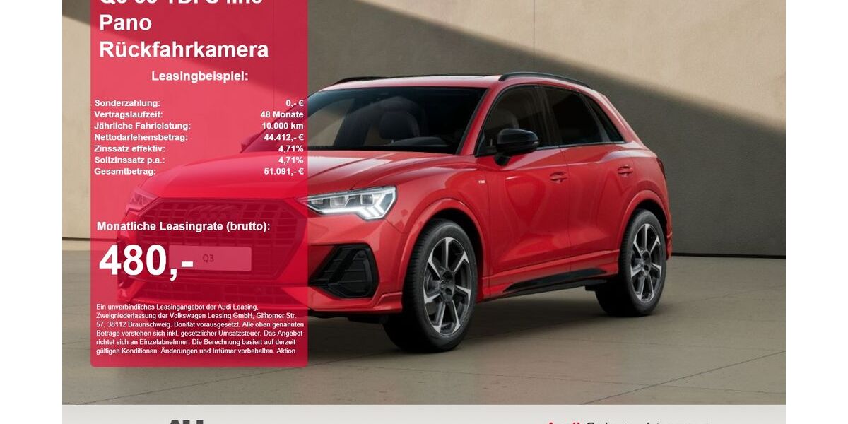 Audi Q3 9.429 km 43.974 &euro; Northeim 37154
