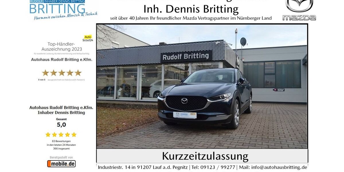 Mazda CX-30 5.000 km 29.390 € Lauf 91207