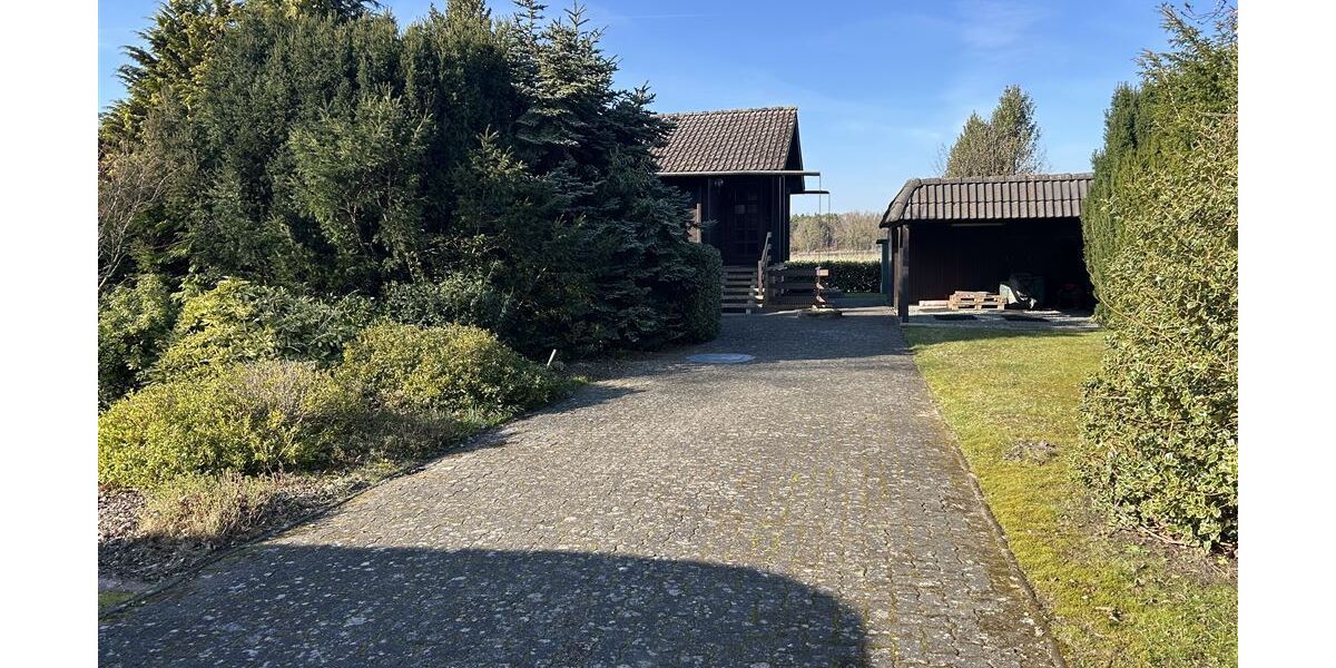 Charmantes Blockbohlenhaus mit Sonnenterrasse mit tollem Weitblick u. einer beheizbaren Vollkeller. - Bauernhaus, Landhaus Steyerberg | Angebot:26701894