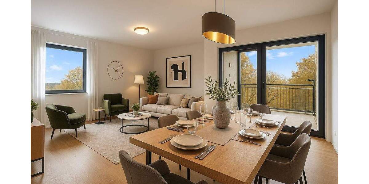 Hofheim-Marxheim: Bezugsfertige 4-Zimmer-Wohnung mit Westbalkon und Tiefgaragenstellplatz 4 zimmer