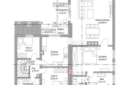 Erstbezug nach Kernsanierung - Helle 4-Zimme-Wohnung mit Balkon 4 zimmer