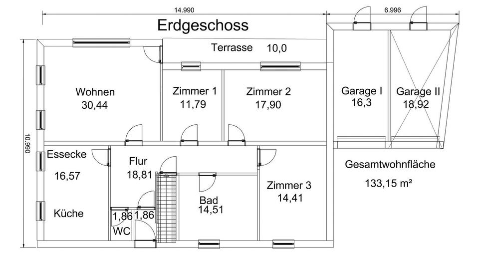 Erdgeschoßwohnung Bernried - 4 Zimmer, 127 m&sup2;, 250.000&euro; | Angebot:27010016